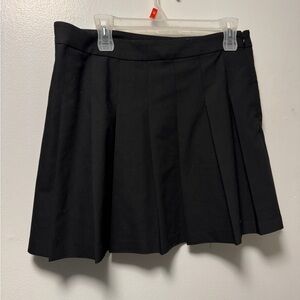 Sunday Best Black Pleated Mini Skirt